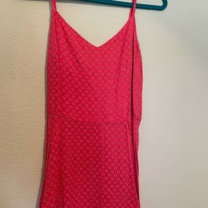 Hot pink Gap skater dress
